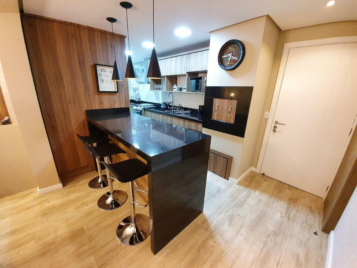 Apto Luxo 800M R. Coberta | 2 Suites | Mobiliado Gramado Exteriér fotografie
